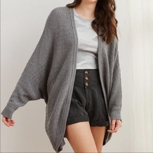 NWT Aerie Gray Cardigan M